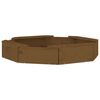 vidaXL Sandbox Honey brown Solid pine wood Medium Durable Sandbox