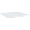 vidaXL Shelf Set of 4 High gloss white Engineered Wood 16x16 in