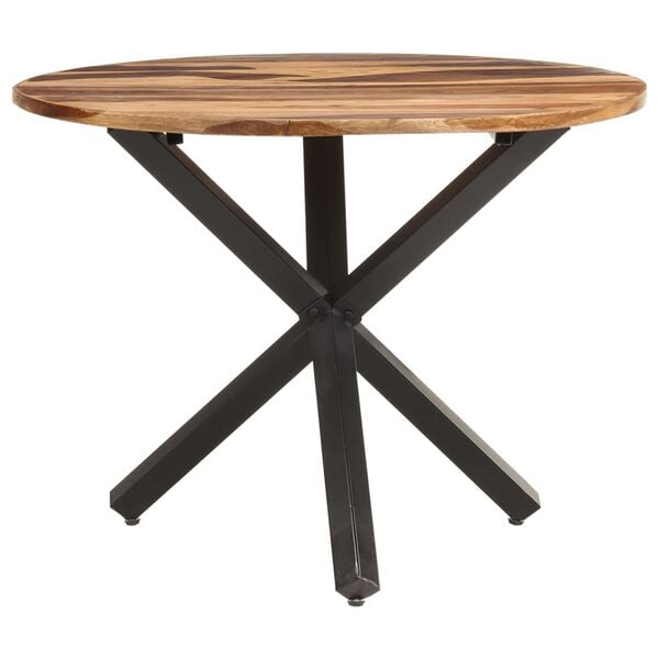 vidaXL Dining Table Honey Solid Acacia wood Medium Durable