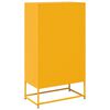 vidaXL Highboard Mustard Yellow Cold-rolled steel Standard