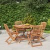 vidaXL Garden Dining Set Natural wood Solid Acacia wood Standard
