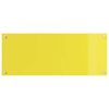 vidaXL Kitchen Backsplash Yellow 39.37 x 15.75 x 0.24 in