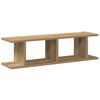vidaXL Wall Shelf Set of 2 Artisan Oak Engineered wood