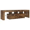 vidaXL TV Cabinet Smoked Oak Engineered Wood Large TV Cabinet