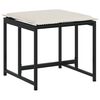 vidaXL Garden Dining Set Black Powder-coated steel Medium
