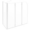 vidaXL Bath Enclosure 47.2x27.2x51.2" Tempered Glass Transparent