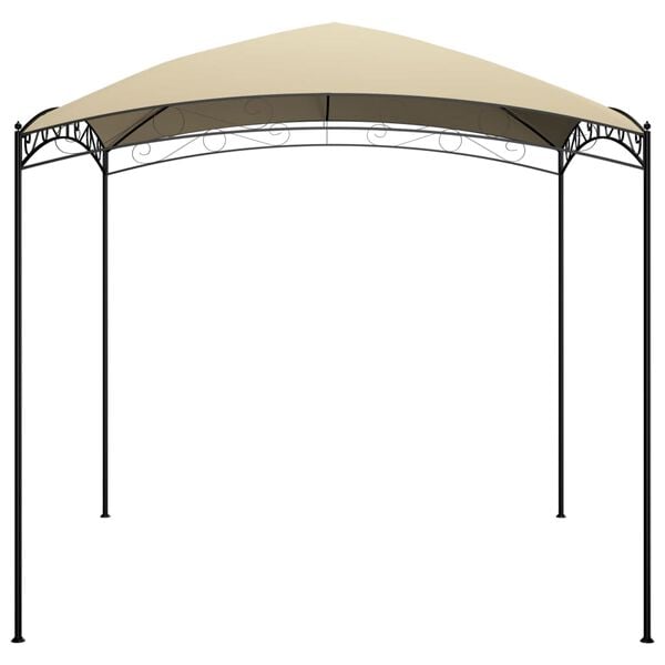 vidaXL Gazebo Taupe Steel Large Durable Gazebo Rectangular
