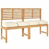 vidaXL Pallet Cushion for suitable for Seat 4 pcs Cream 40 x 40 x 8 cm