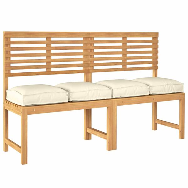 vidaXL Pallet Cushion for suitable for Seat 4 pcs Cream 40 x 40 x 8 cm