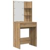 vidaXL Dressing Table Set Artisan Oak Engineered Wood Medium