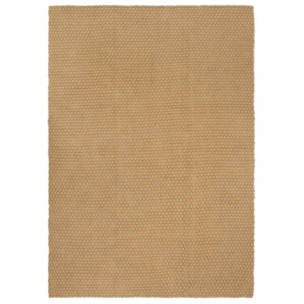 vidaXL Rug Natural Jute Color Jute 63 x 90 in Non-slip Rug