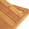 vidaXL Garden Dining Set Natural Teak Solid Teak wood Medium Foldable