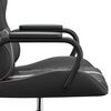 vidaXL Gaming Chair Black and Grey Faux leather, metal, plywood, foam