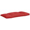 vidaXL Pallet Cushion Set of 2 Red Fabric (100% polyester)