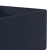 vidaXL Bathroom Sink with Overflow Ceramic Dark Blue