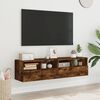 vidaXL TV Wall Cabinets 2 pcs Smoked Oak 23.6x11.8x11.8" Engineered Wood