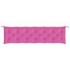 vidaXL Garden Bench Cushion Set of 2 Pink 100% polyester Extra Long