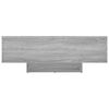 vidaXL Coffee Table Grey Sonoma Engineered Wood Low Modern