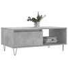 vidaXL Coffee Table Concrete Gray Engineered wood Medium Coffee Table
