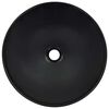 vidaXL Wash Basin 16.1x4.9" Ceramic Black