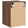 vidaXL Garage Wall Cabinets 2 pcs Brown Oak Engineered Wood