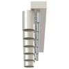 vidaXL Ceiling Spotlight Nickel 28.74 x 2.56 x 4.53 in Metal