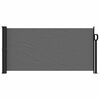 vidaXL Retractable Side Awning Anthracite
