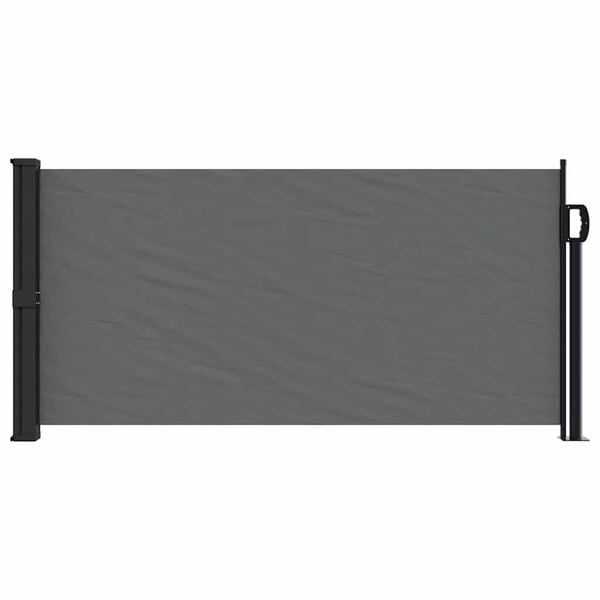 vidaXL Retractable Side Awning Anthracite