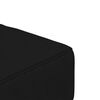 vidaXL Sofa Bed Black Velvet (100% polyester), wood, plastic 2-seater
