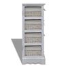 vidaXL Storage Rack White