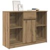 vidaXL Sideboard Artisan oak Engineered wood Medium Storage Sideboard