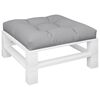 vidaXL Pallet Cushion Grey Polyester 31.5x31.5 in