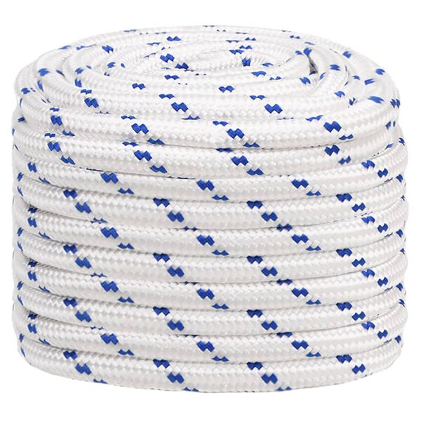 vidaXL Boat Rope White 0.79 " 82.0 ' Polypropylene