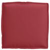 vidaXL Cushion 6 pcs Wine Red 15.75 x 15.75 x 3.15 in Oxford Fabric