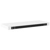 vidaXL Wall Shelf White Honeycomb MDF, metal Medium Floating Wall Shelf