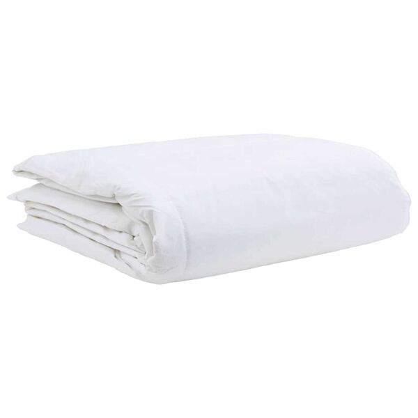 vidaXL Summer Duvet White 53.15 x 86.61 in Feather