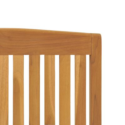 vidaXL Reclining Patio Chairs 4 pcs Solid Wood Teak