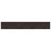 vidaXL Rug Dark Brown Bamboo, Polypropylene 23.6x157.5 in Non-slip Rug