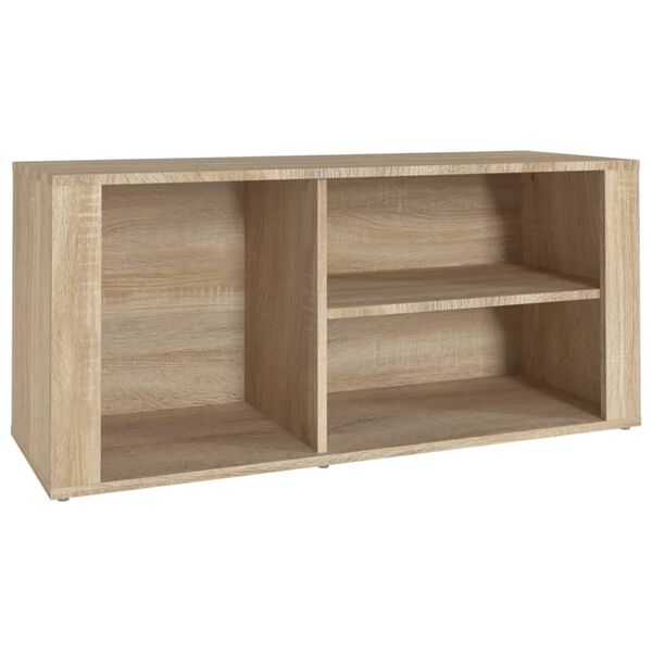 vidaXL Shoe Cabinet Sonoma oak Engineered wood Standard Shoe Cabinet