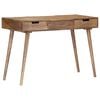 vidaXL Dressing Table Natural Mango Wood Solid Mango Wood, Engineered Wood