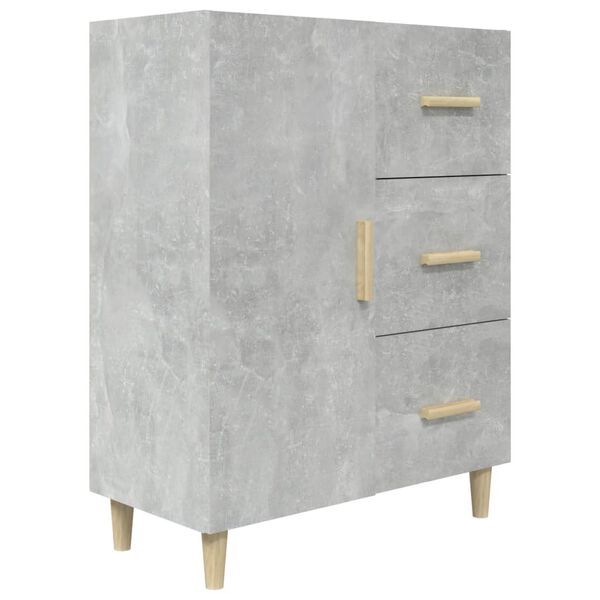 vidaXL Sideboard Concrete Grey Engineered wood Medium Sideboard
