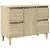 vidaXL Bathroom Furniture Set Sonoma Oak