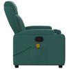vidaXL Massage Recliner Chair Dark Green