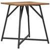 vidaXL Side Table Set 2 pcs Old Wood and Black