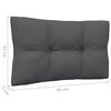 vidaXL Garden Lounge Set Set of 3 Black