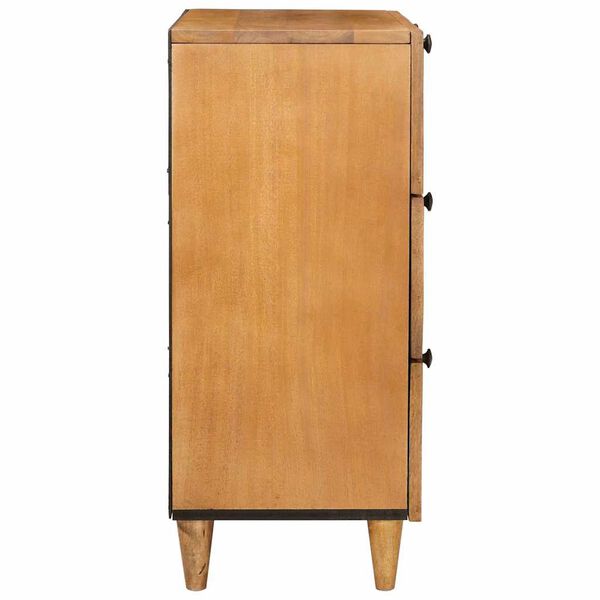 vidaXL Sideboard Light brown 23.6" x 13" x 29.5" solid mango wood