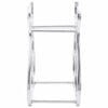 vidaXL Wine Rack Silver 23 x 14 x 28 cm Aluminium