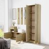 vidaXL Hallway Wardrobe Sonoma Oak Engineered Wood Compact