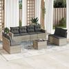 vidaXL Garden Sofa Set Light Grey, Dark Grey