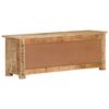 vidaXL TV Cabinet Natural Wood Rough Mango Wood, MDF Medium TV Cabinet